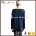 Fully fashioned 100% cashmere women two colors sweaters